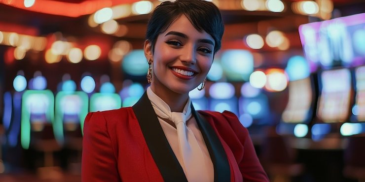 ফরচুন ট্রি গেমের নীয়ন গাছের দৃশ্য